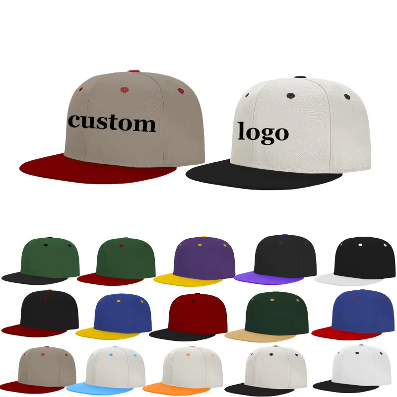 Casquette Hip-hop à bord plat avec Logo personnalisé pour hommes et femmes