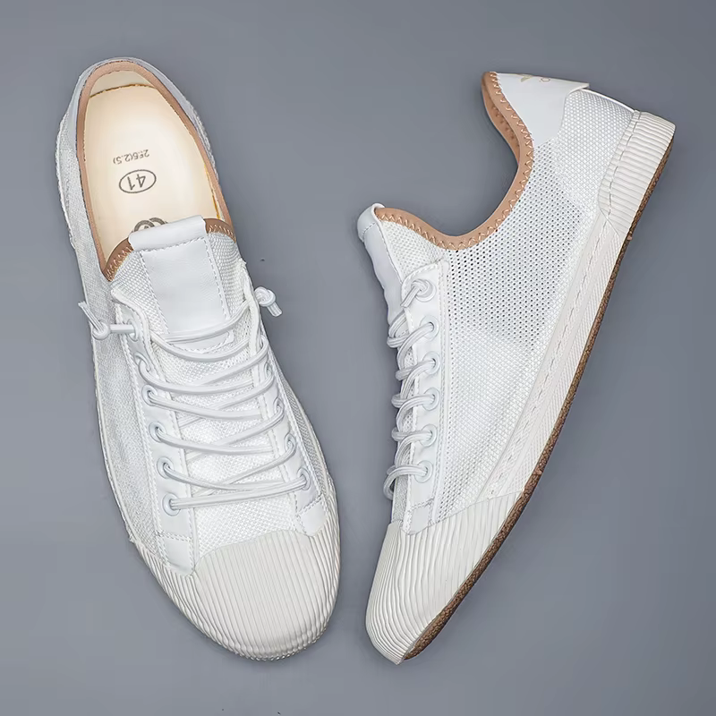 Chaussures en toile à lacets pour hommes