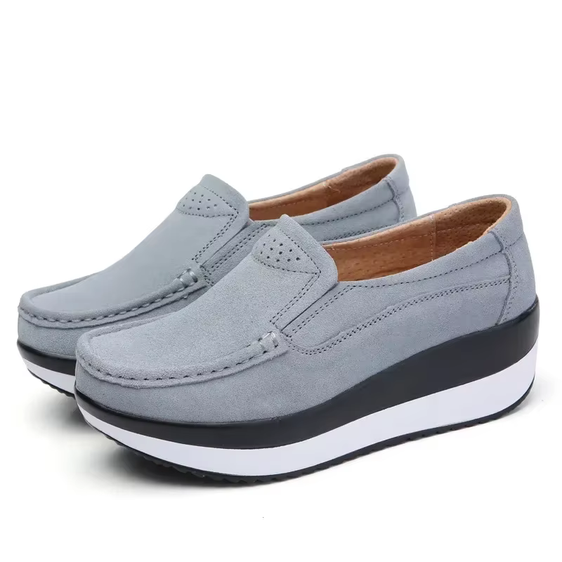 Chaussures plates à plateforme pour femmes