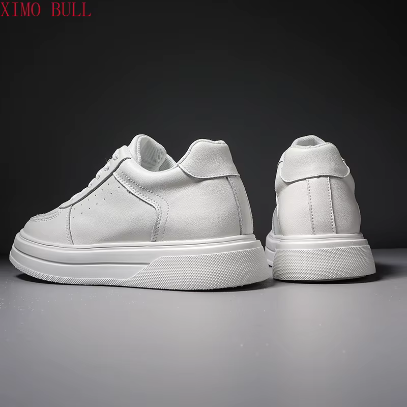 Chaussures De Sport en cuir blanc pour hommes