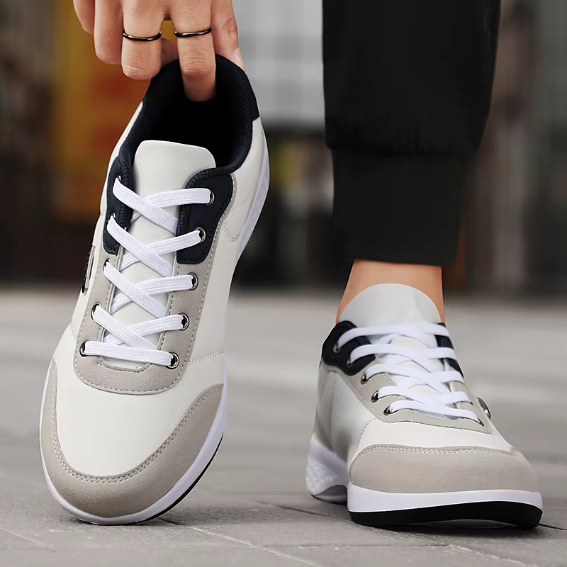 Nouveau Balan hommes chaussures en cuir Sneaker tendance