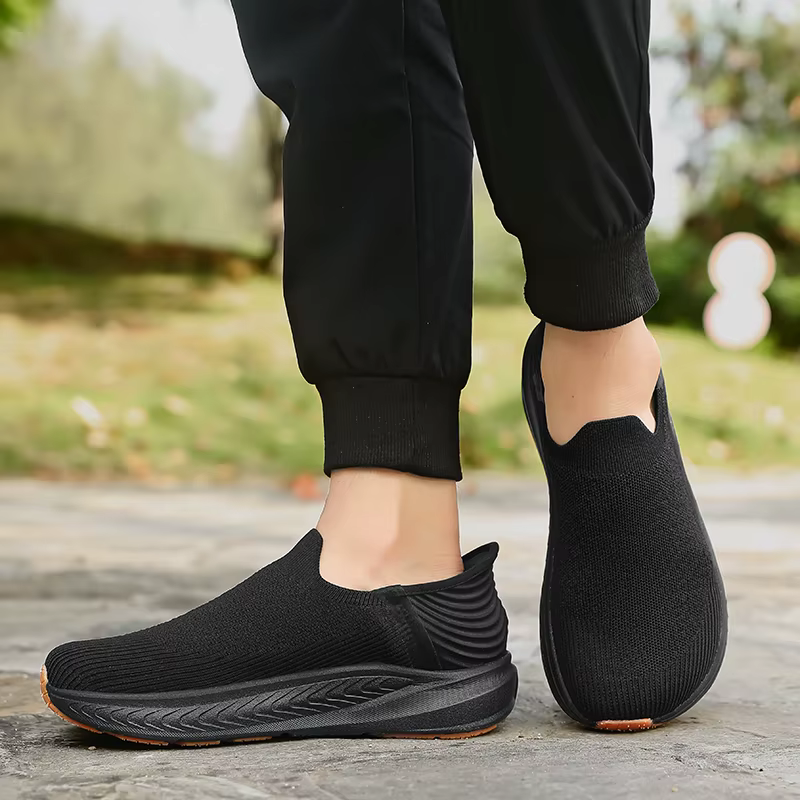 Chaussures de sport décontractées pour hommes à bout large