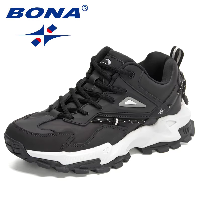 BONA – chaussures d'action en cuir pour hommes