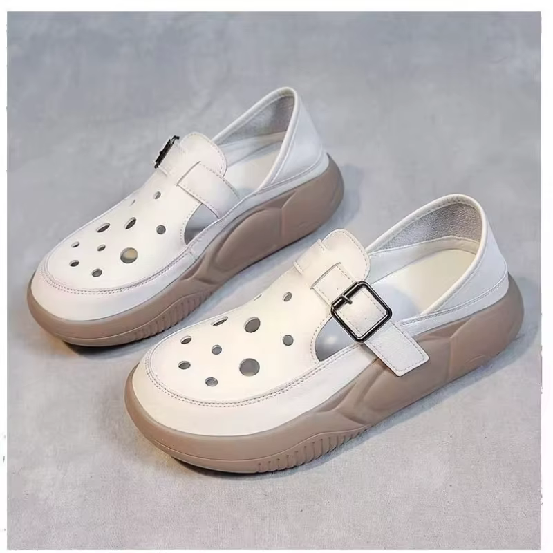 Chaussures pour femmes 2025 été femmes chaussures décontractées pour l'extérieur baskets imperméables plage anti-dérapant tongs décontractées chaussures plates souples