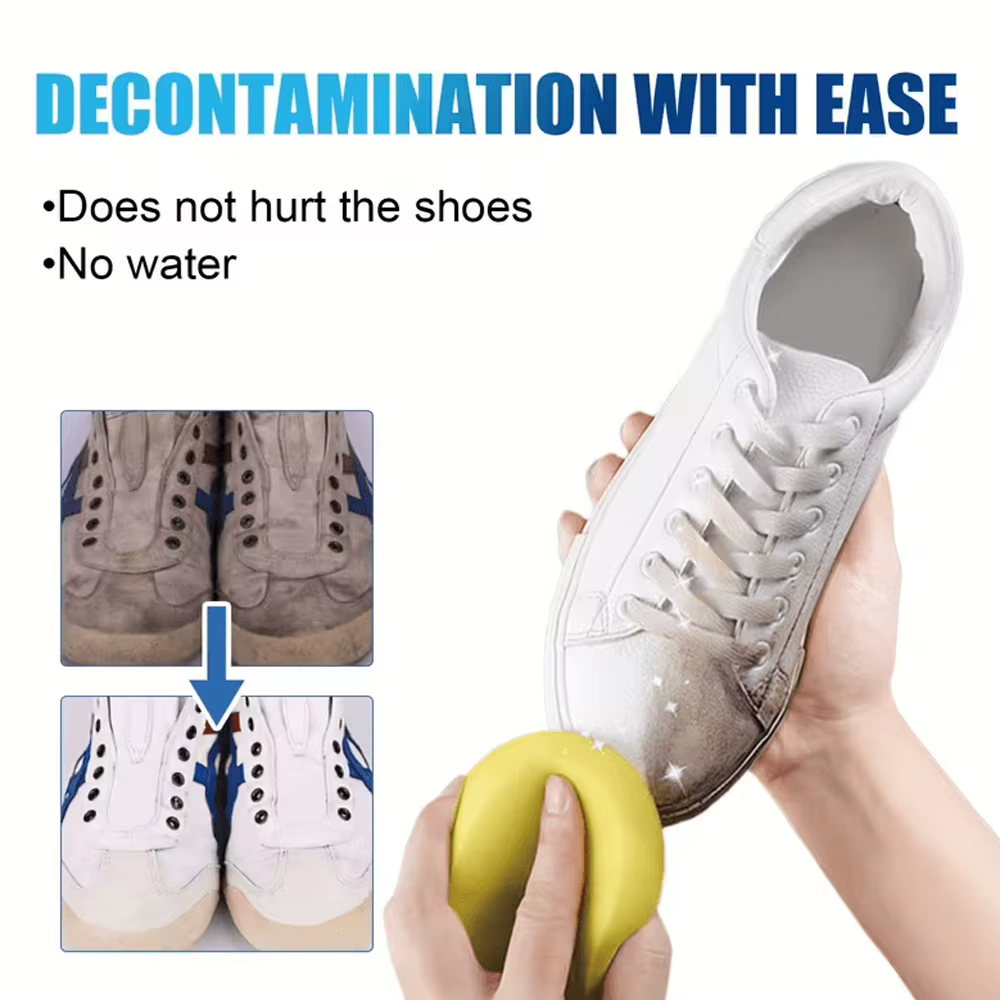 Nettoyant pour chaussures blanches