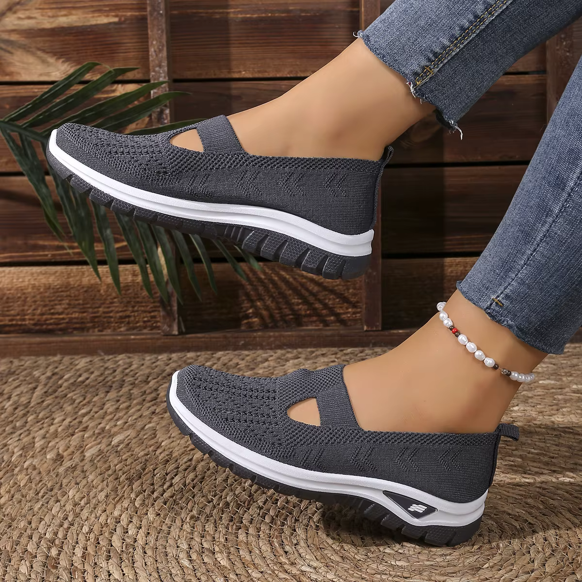 Chaussures de sport décontractées pour femmes avec maille respirante
