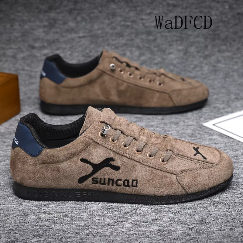 Sneaker décontracté hommes concepteur rétro chaussure de course mode microfibre cuir respirant plat conseil