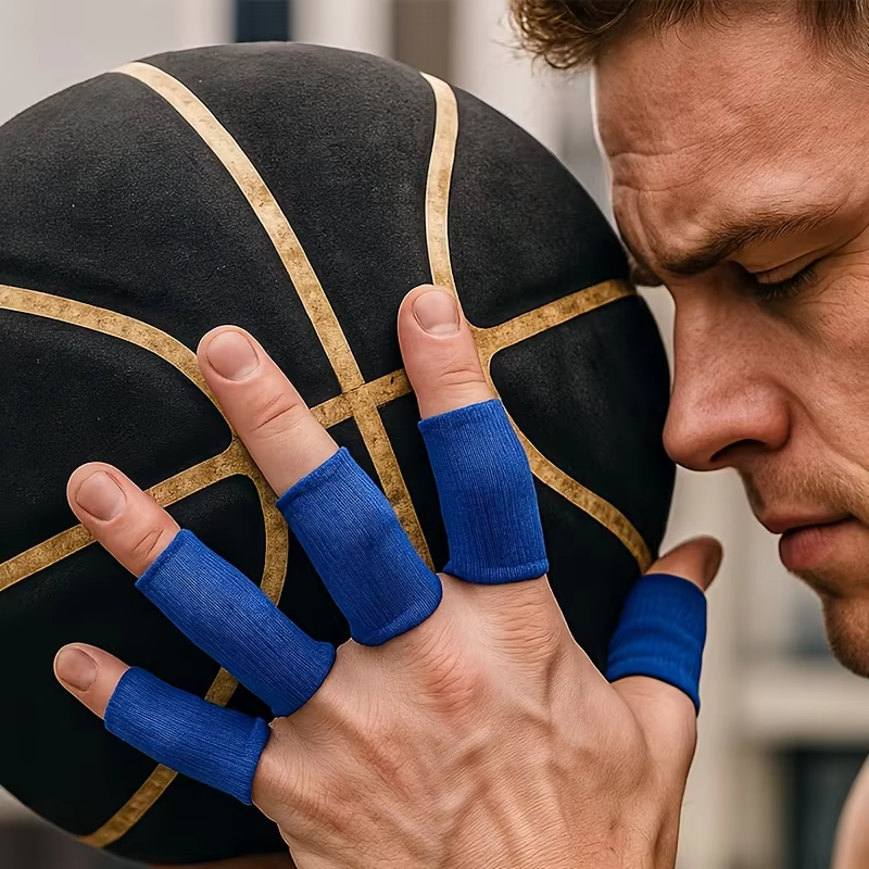 20 pièces de protège-doigts hautement élastiques et respirants, doux et confortables, pour le basketball, le volley-ball, le tennis de table, la remise en forme et le travail quotidien