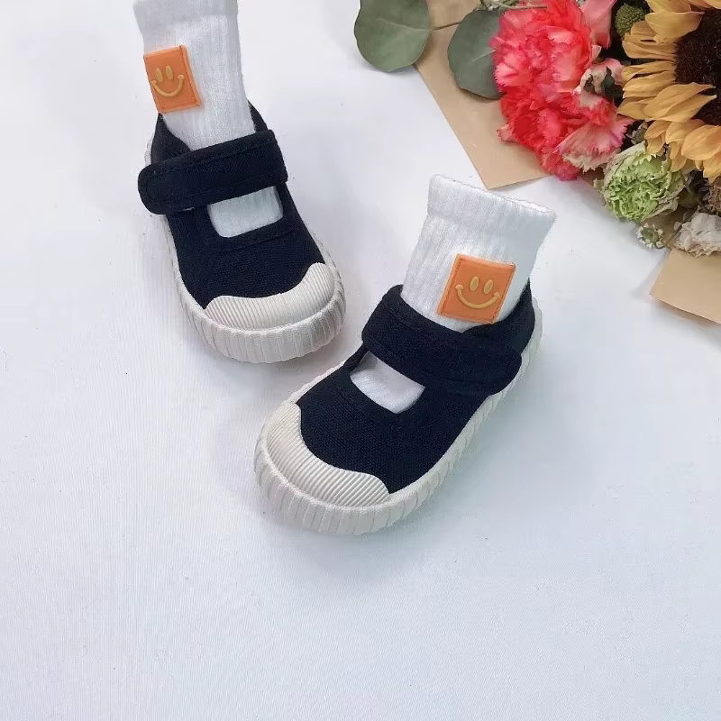 Chaussures en toile pour filles 2025 printemps nouvelles