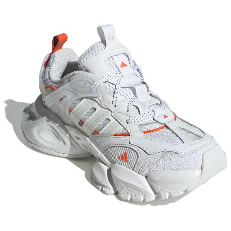 Adidas XLG Runner Deluxe Unisex Low Top Dad Shoes Blanc Orange