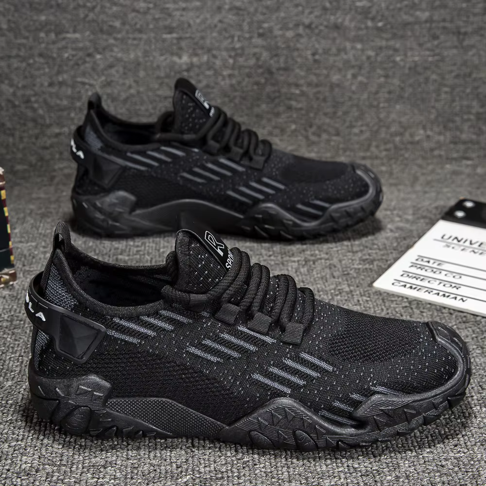 Nouvelles Chaussures Homme 2026 Respirantes Antidérapantes Évidées pour Course en Extérieur Baskets Sportives Décontractées Tendance