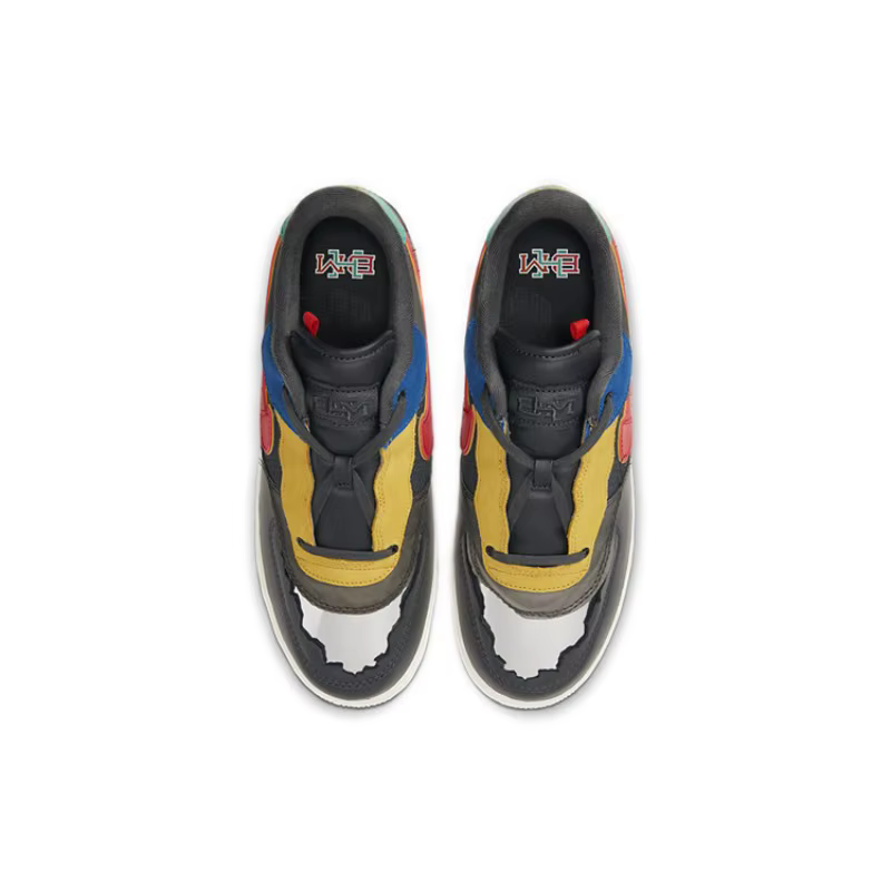 Baskets basses unisexes Nike Air Force 1 Low BHM Black History Month en cuir confortable de qualité supérieure-CT5534-001