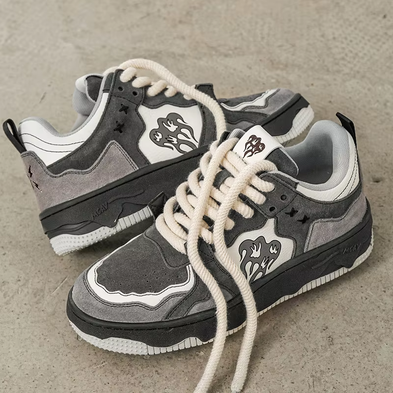 Femmes baskets mode Design flamme couleur mixte chaussures Femme sport loisirs polyvalent