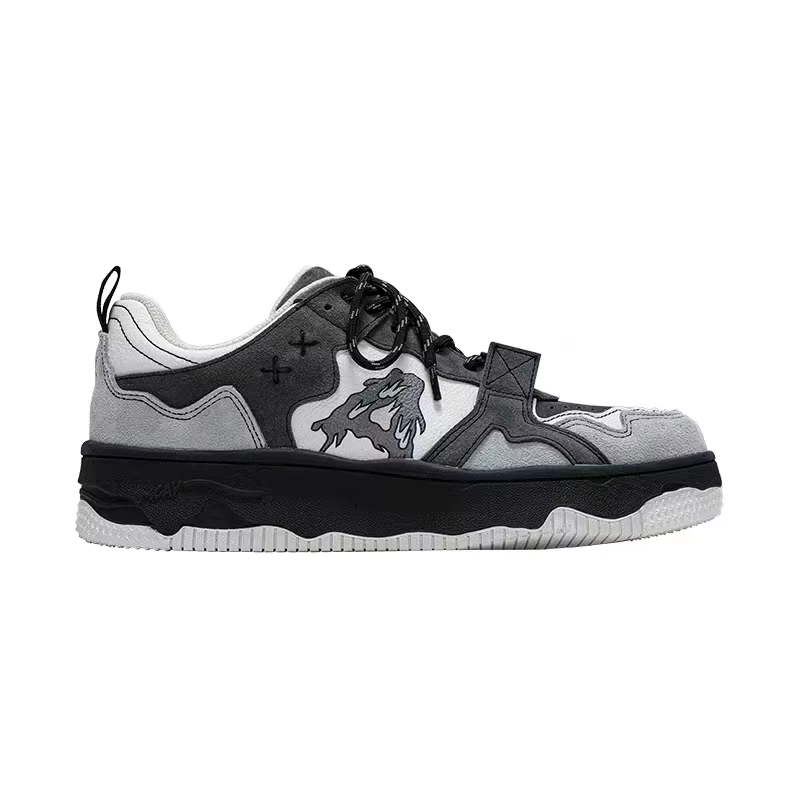 Femmes chaussures hommes rétro Hip-hop Punk Goth Y2K volcan Skateboard