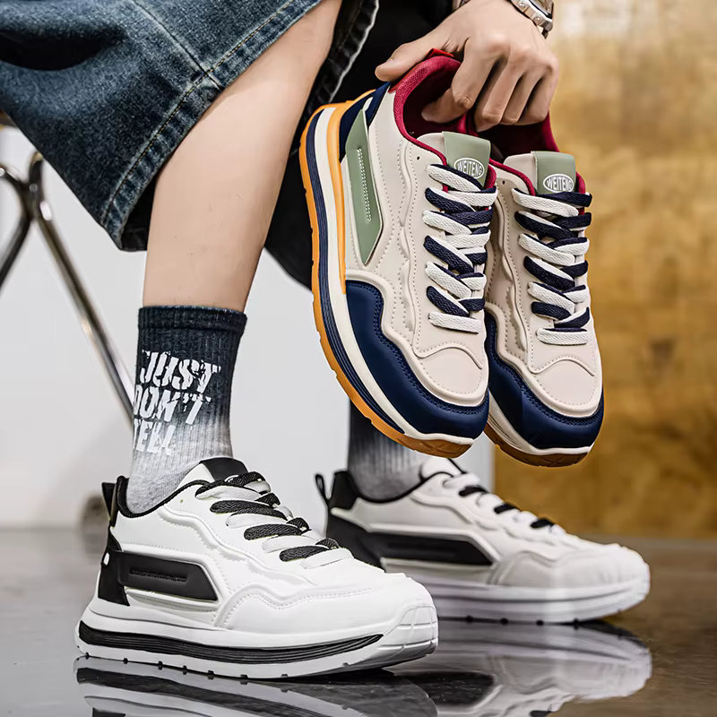 Baskets pour hommes de mode 2025 nouvelles chaussures de course décontractées respirantes confortables