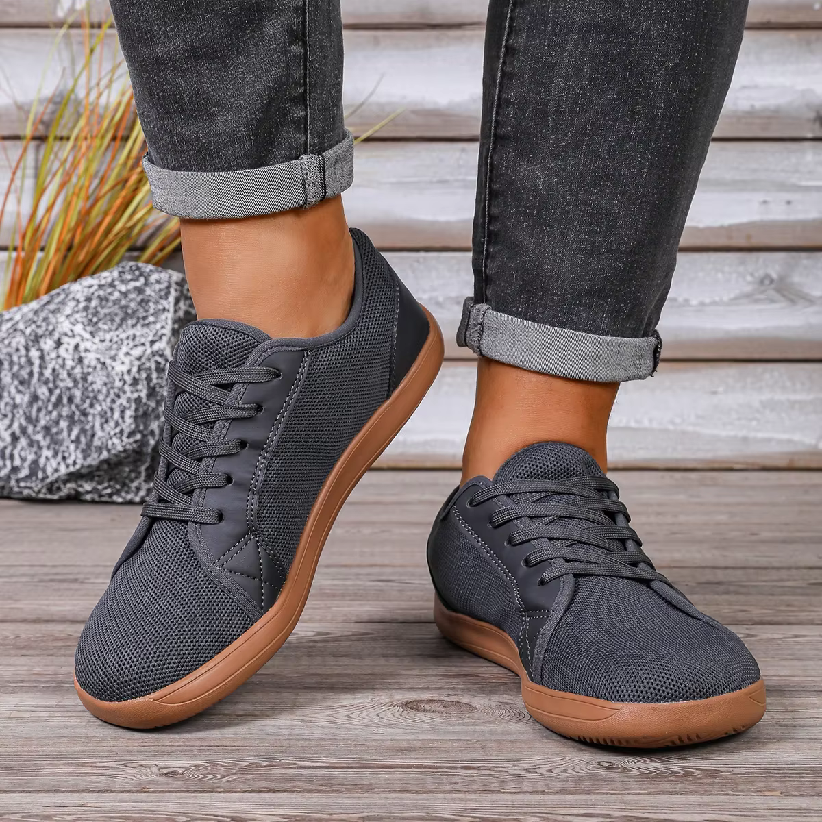 Chaussures minimalistes à bout large pour hommes et femmes