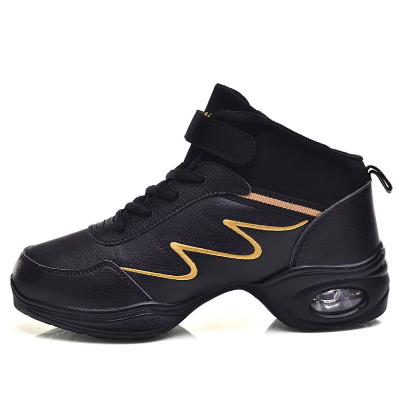 Chaussures de danse femme dames moderne semelle souple Jazz baskets en cuir respirant léger