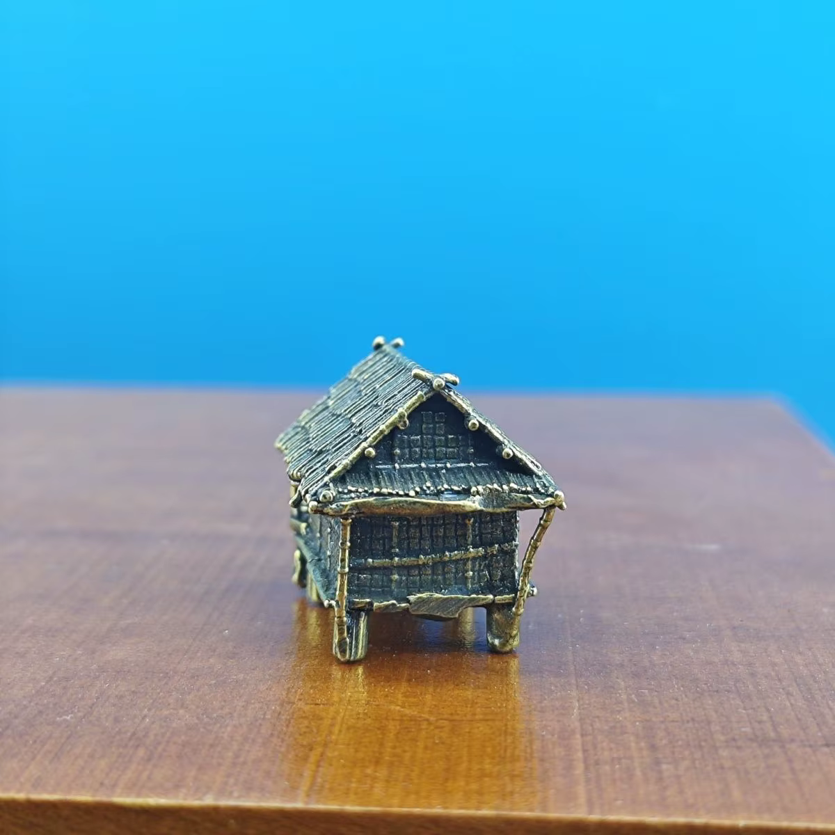 Modèle architectural ancien chinois, micro-paysage, rocaille artificielle, pierres étranges, ornements d'aquarium, chalet au toit