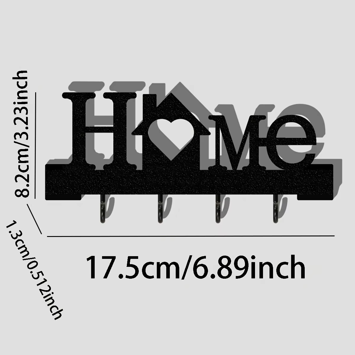 Crochet de maison 1 pièce, solution de rangement pour clés et petits articles à l'entrée, un outil pour améliorer l'atmosphère de la maison, un crochet décoratif pratique parfait pour la maison