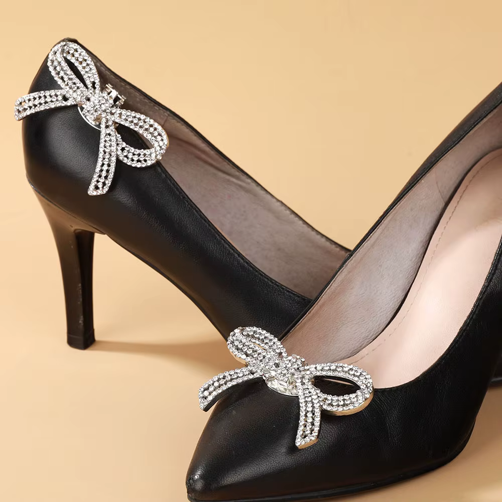 Pinces à Chaussures en Strass pour Mariage