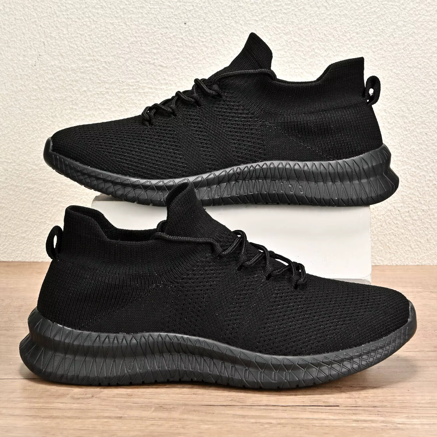 Baskets pour hommes, chaussures à enfiler de haute qualité