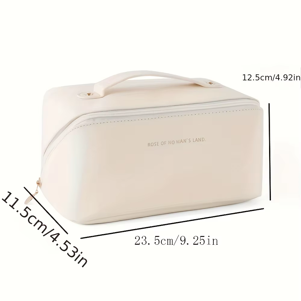 Trousse de maquillage de luxe pour femme, trousse de toilette, trousse de maquillage, boîte de rangement pour poudres, sac à cosmétiques avec fermeture éclair pour le voyage