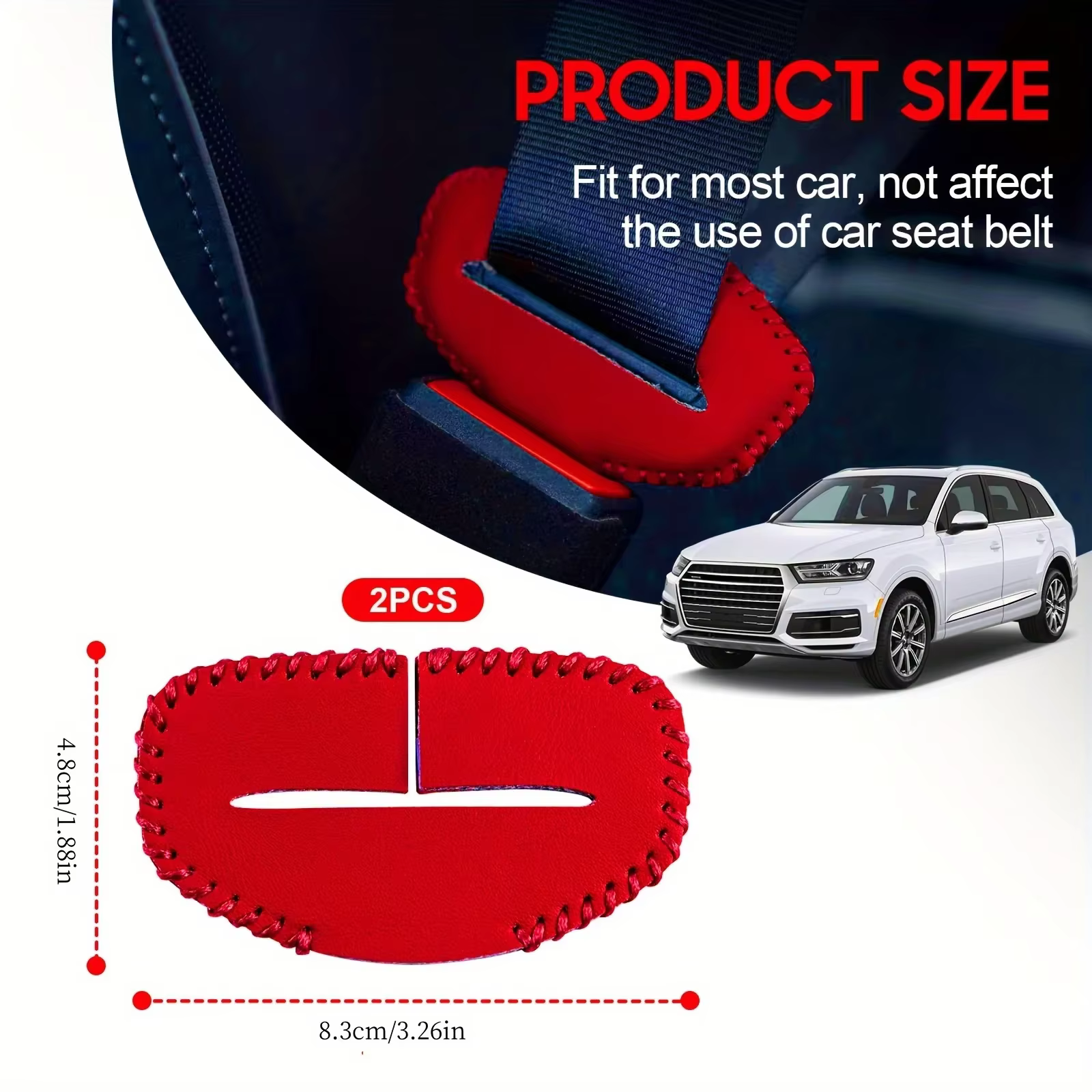 Les boucles de ceinture de sécurité de voiture sont des accessoires utilisés pour embellir la décoration intérieure d'un véhicule.