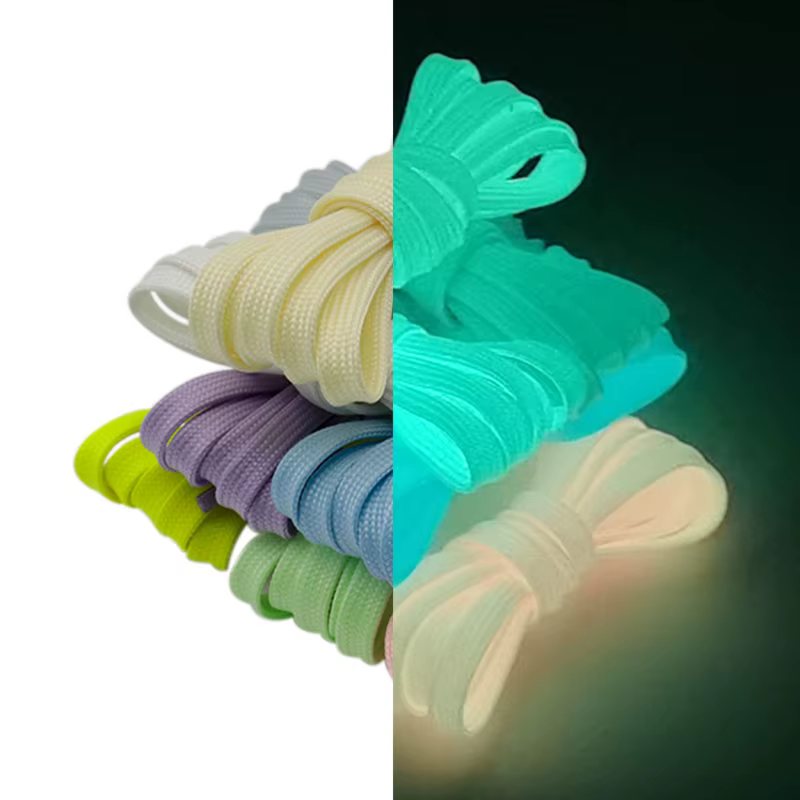 Coolstring-Lacets plats néon phosphorescents