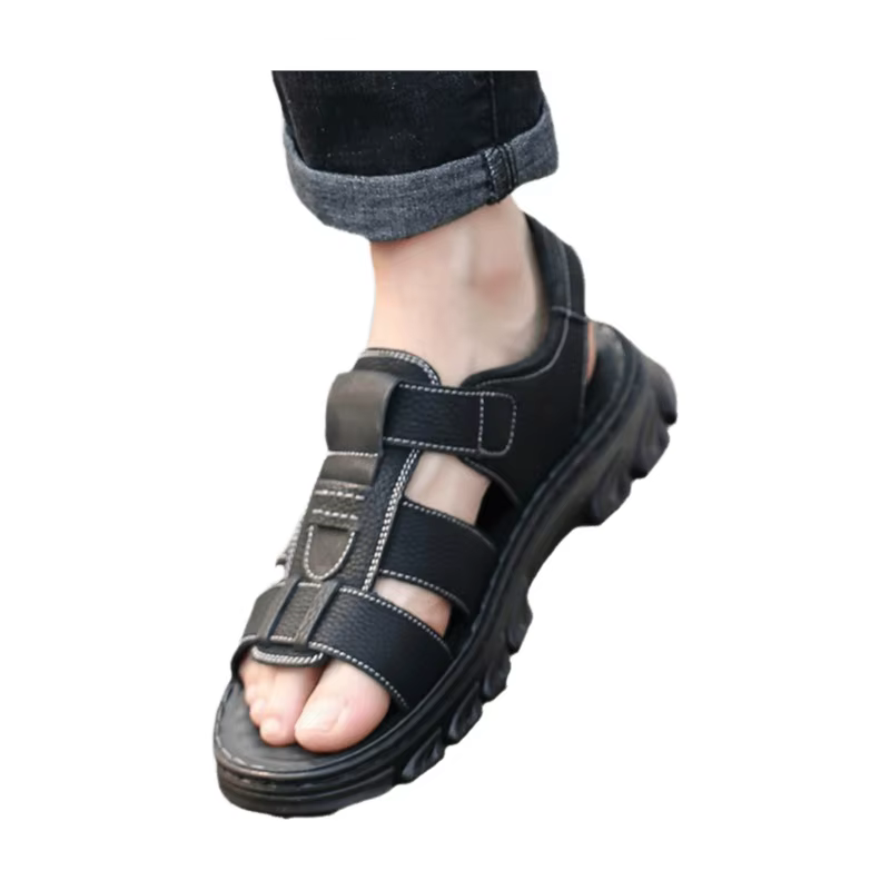 Chaussures de plage en cuir pour hommes