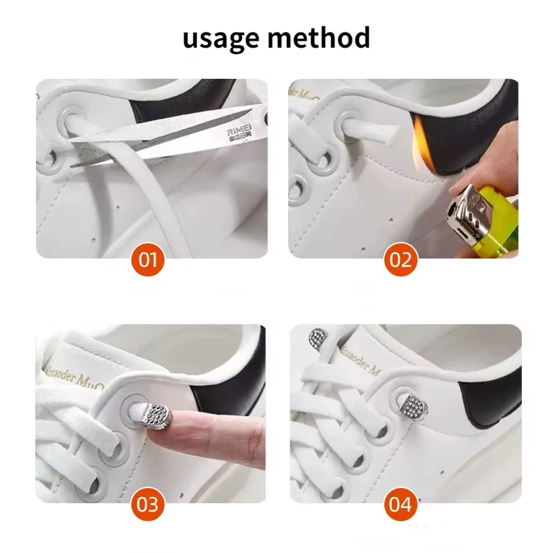 Lacets élastiques sans nœuds pour baskets de sport