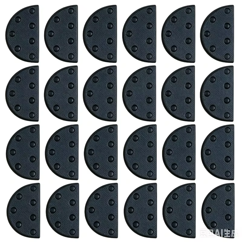Plaques de protection en caoutchouc pour talons et bouts de chaussures