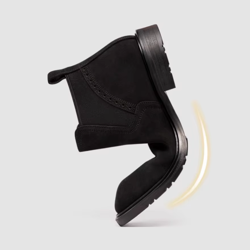 Bottes Chelsea classiques de style vintage pour hommes ; simples et élégantes