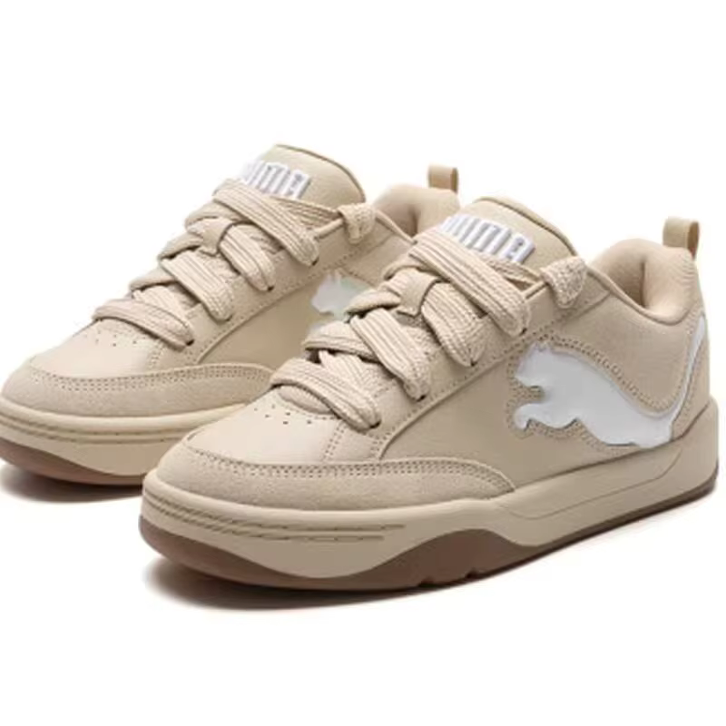 PUMA Unisex Park Lifestyle SD Putty Beige Chunky Bread Skate Shoes Chaussures