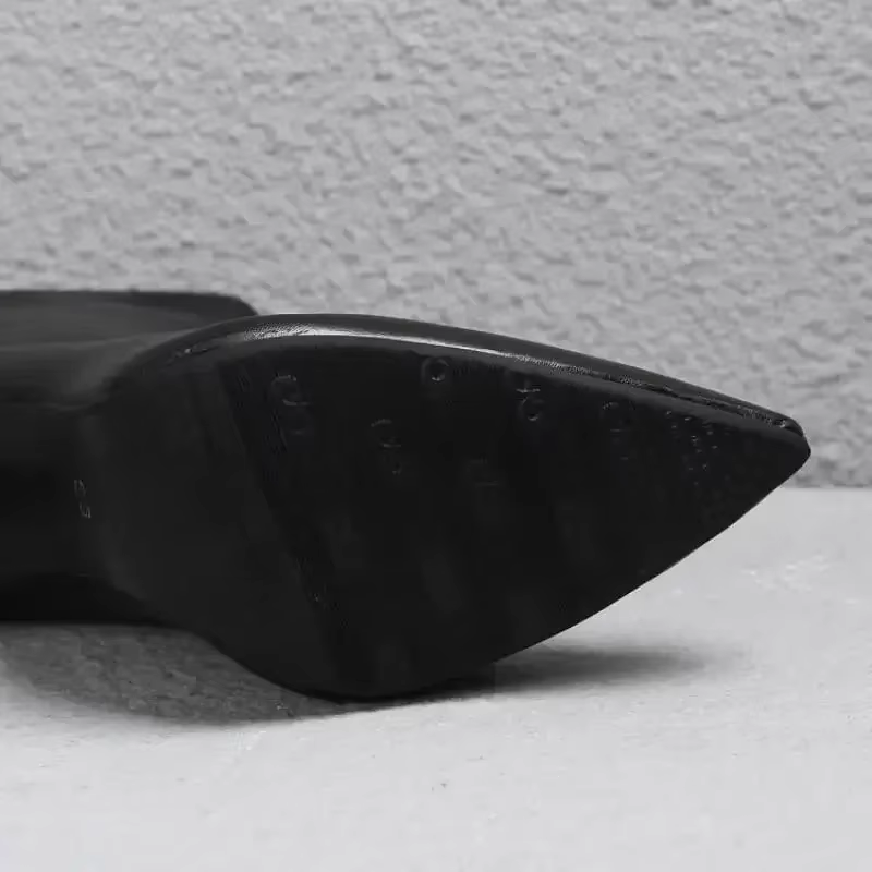 Taille 34-48 chaussure Sexy 12 cm talon haut femmes noir