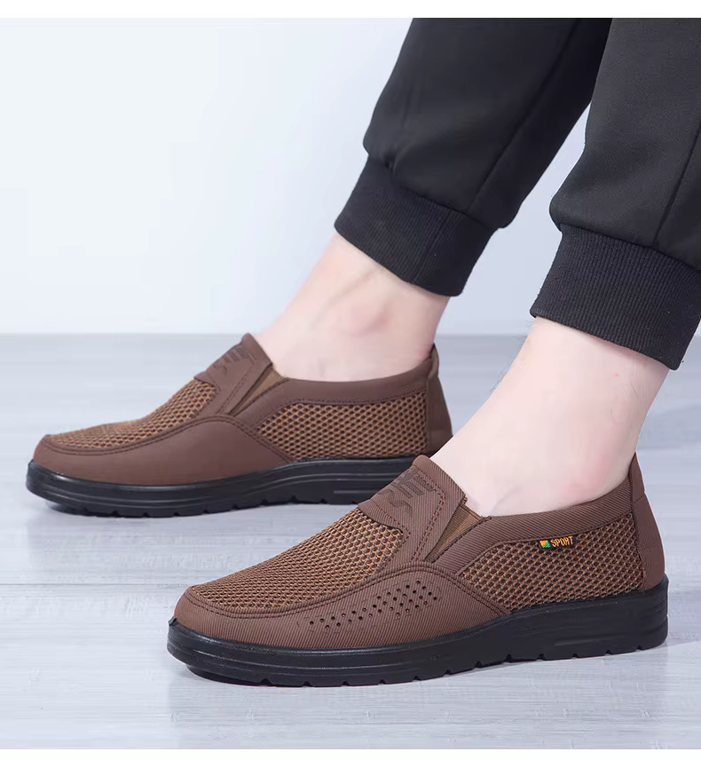 Nouvelle marque répertoriée 2025 hommes décontracté offres spéciales chaussures haut de gamme été maille