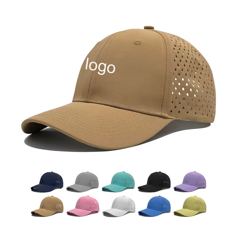 Casquette de baseball personnalisée avec logo découpé au laser