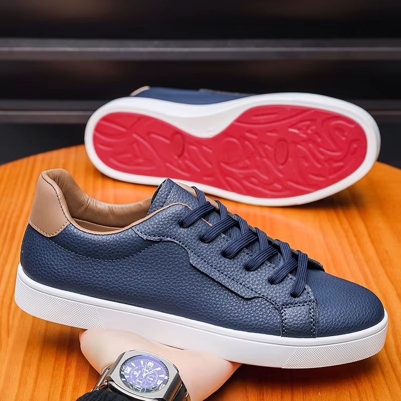 Chaussures de Skateboard en cuir pour hommes