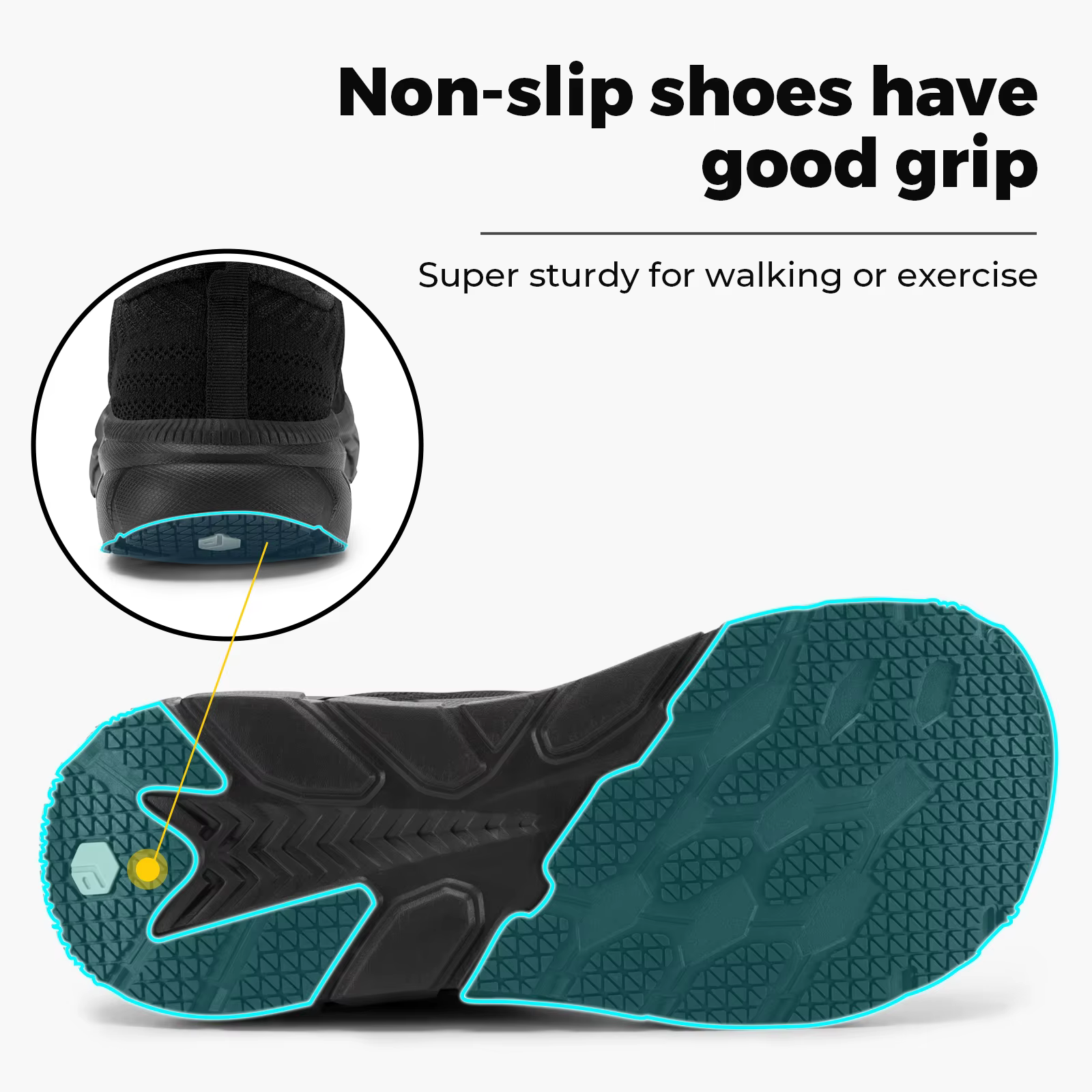 Chaussures à bout large pour hommes