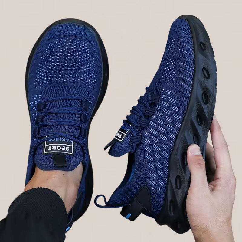 Les chaussures de marche pour hommes sont respirantes