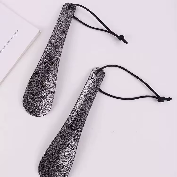 Chausse-pied en acier inoxydable 19cm | Aide à chaussures portable en métal pour hommes et femmes | Essentiel à enfiler