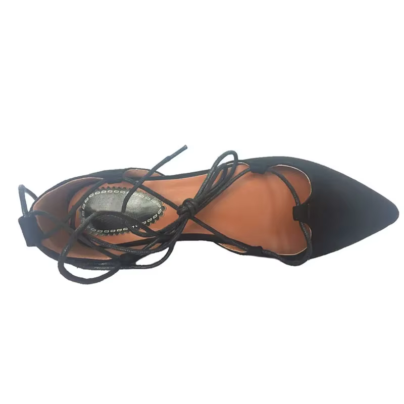 Chaussures plates à bout pointu pour femmes