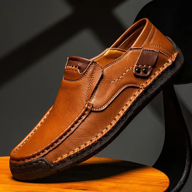 Mocassins en Cuir group pour Homme