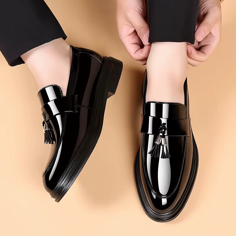 Chaussures en cuir décontractées pour hommes