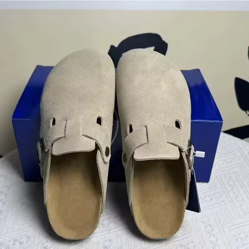 Nouvelles sandales en cuir Y2K 2026 pour hommes et femmes – Chaussures de plage rétro décontractées