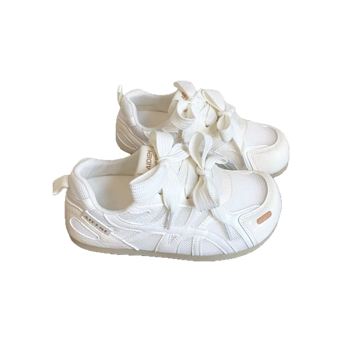 Baskets blanches décontractées et respirantes pour femme
