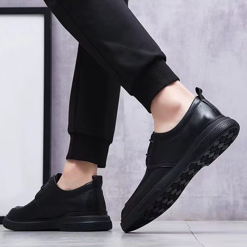 Chaussures en cuir véritable hommes