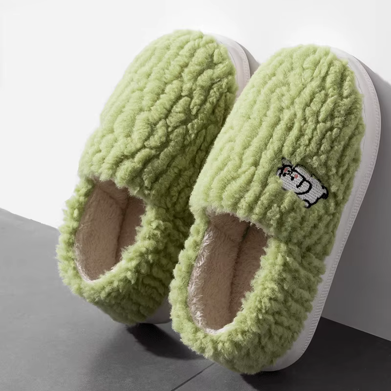 Pantoufles en coton pour femmes