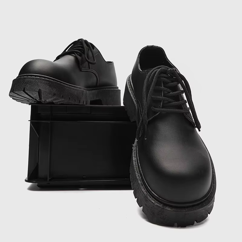 Chaussures en cuir à grosse tête pour hommes
