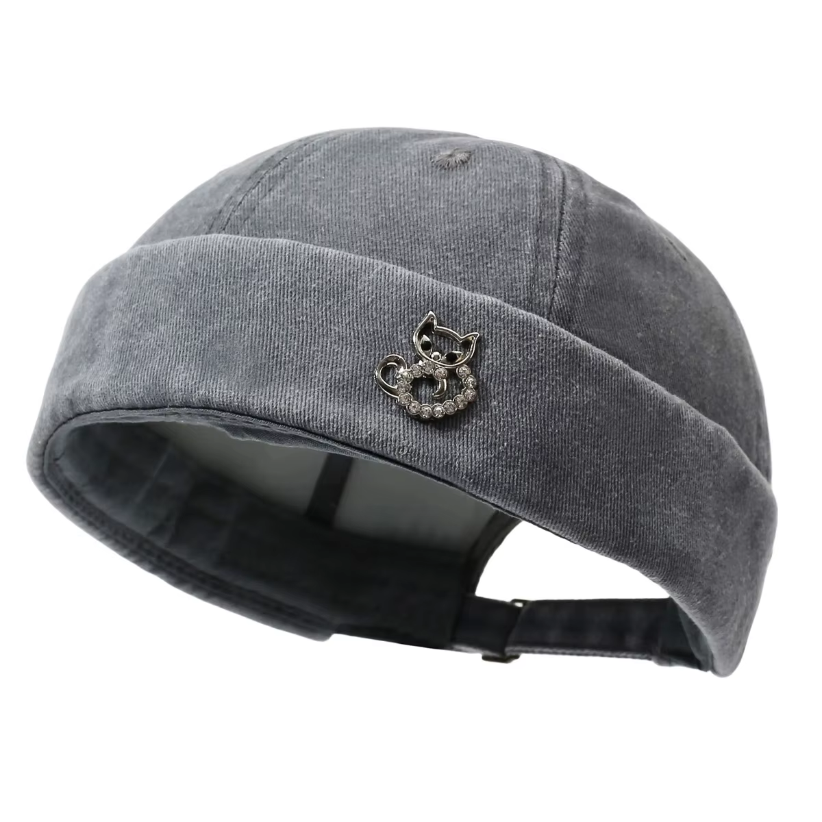 Casquette hip-hop style Hong Kong, casquette délavée pour femme, casquette tendance streetwear pour homme, casquette rétro polyvalente en forme de melon