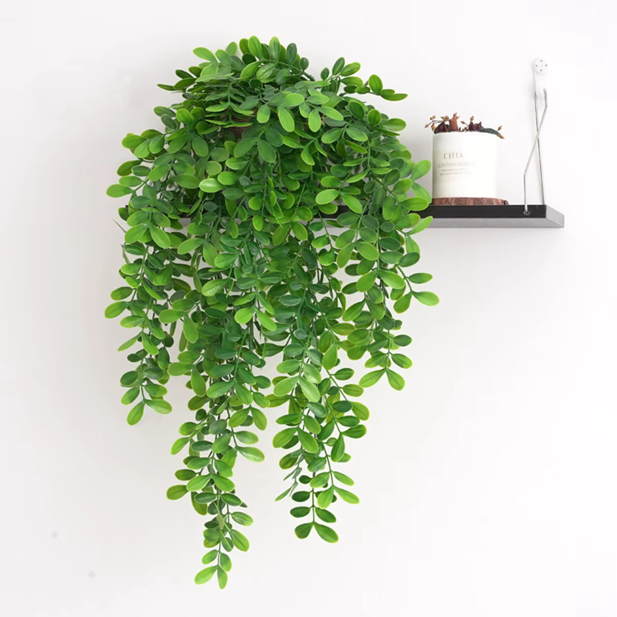 Plantes de lierre artificielles, 1 pièce, feuille de vigne en plastique, décoration de mariage, nouvel an, noël, pour la maison, jardin, bricolage, salon, tenture murale